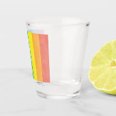 Watercolors Stolz Regenbogen Schnapsglas (Rechts)