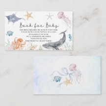 WatercolorSea sehen uns bald Baby Shower Bücher fü