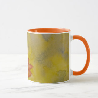 Watercolorsonnenblume-Tasse Tasse