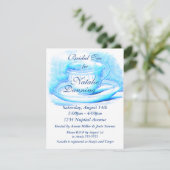 Watercolorteacup-Brautparty-Einladungen Einladung (Stehend Vorderseite)