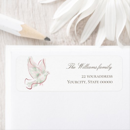 watercolorwhite pink dove  (Insitu)