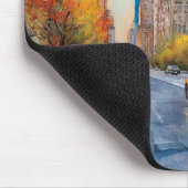 Watercolour Autumn in New York Mousepad (Ecke)
