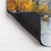 Watercolour Autumn in New York Mousepad (Ecke)