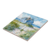 Watercolour Beach Cottage Fliese (Seite)