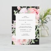 Watercolour Botanical Spring Wedding Collection Einladung (Stehend Vorderseite)