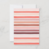 watercolour butterfly Dinosaur Baby Shower Einladung (Rückseite)