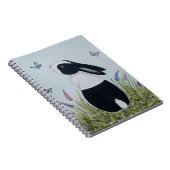 Watercolour Dutch Bunny Rabbit Notizblock (Rechte Seite)
