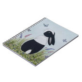 Watercolour Dutch Bunny Rabbit Notizblock (Linke Seite)