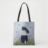 Watercolour Dutch Bunny Rabbit Tasche (Vorderseite)