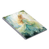 Watercolour Forest Princess Notizblock (Rechte Seite)