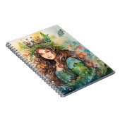 Watercolour Forest Princess Notizblock (Rechte Seite)