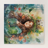 Watercolour Forest Princess Puzzle (Horizontal)