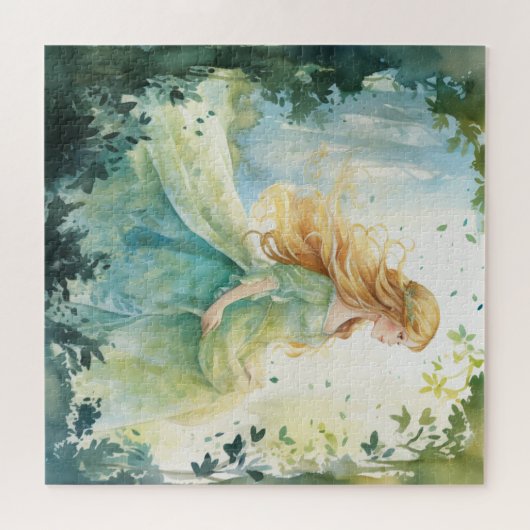 Watercolour Forest Princess Puzzle (Horizontal)