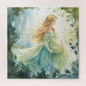 Watercolour Forest Princess Puzzle (Vertikal)