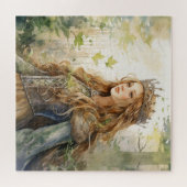 Watercolour Forest Princess Puzzle (Horizontal)