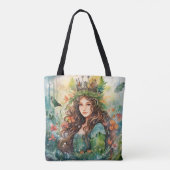 Watercolour Forest Princess Tasche (Rückseite)