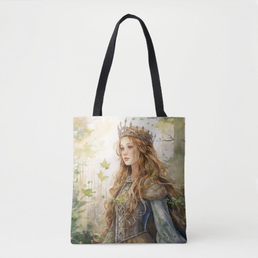Watercolour Forest Princess Tasche (Vorderseite)
