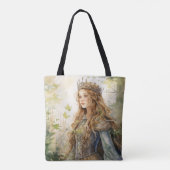 Watercolour Forest Princess Tasche (Rückseite)
