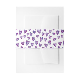 Watercolour Heart Einladungsbanderole