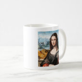 Watercolour-Mona-Lisa-Tasse Kaffeetasse (VorderseiteRechts)