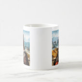 Watercolour-Mona-Lisa-Tasse Kaffeetasse (Mittel)