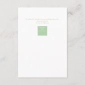 Watercolour Sea Shell Enclosure Card Begleitkarte (Rückseite)