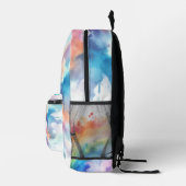 Watercolour Splash Backpack Bedruckter Rucksack (Rechts)