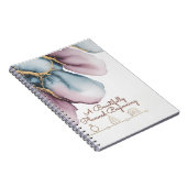 Watercolour Timeline | Artistic Wedding Design Notizblock (Rechte Seite)