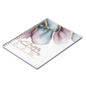 Watercolour Timeline | Artistic Wedding Design Notizblock (Linke Seite)