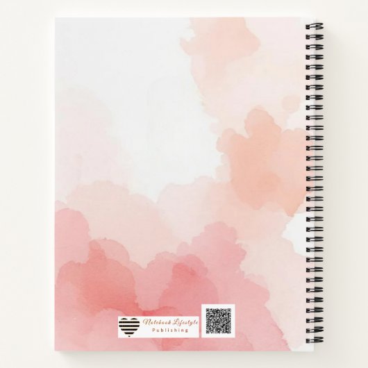 Watercolour Wash Initial Planner Notizblock (Rückseite)