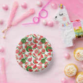 Watercolour Watermelon Paper Bowls – Summer Party Pappteller (Party)