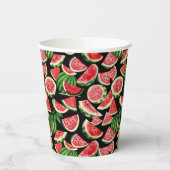 Watercolour Watermelon Paper Cups – Summer Party Pappbecher (Links)
