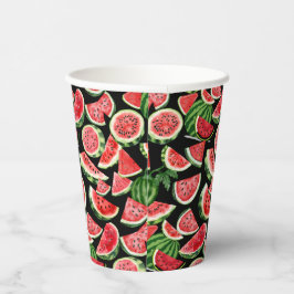 Watercolour Watermelon Paper Cups – Summer Party Pappbecher