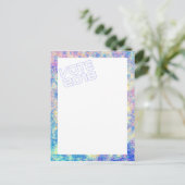 Watercolours VOTE 2018 postcard Postkarte (Stehend Vorderseite)