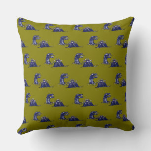 WaterDragonAndMonsterCrab Throw Kissen