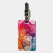 Watered Colour Gepäckanhänger (Vorderseite vertikal)