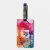 Watered Colour Gepäckanhänger (Rückseite vertikal)