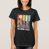 Waterfall Africa Victoria Falls Souvenir Zimbabwe  T-Shirt (Vorderseite)