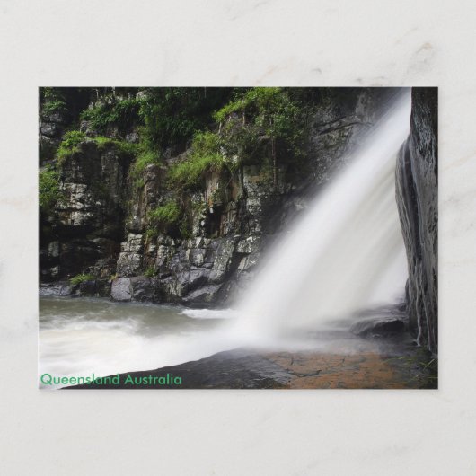 Waterfall Australien Postkarte (Vorderseite)