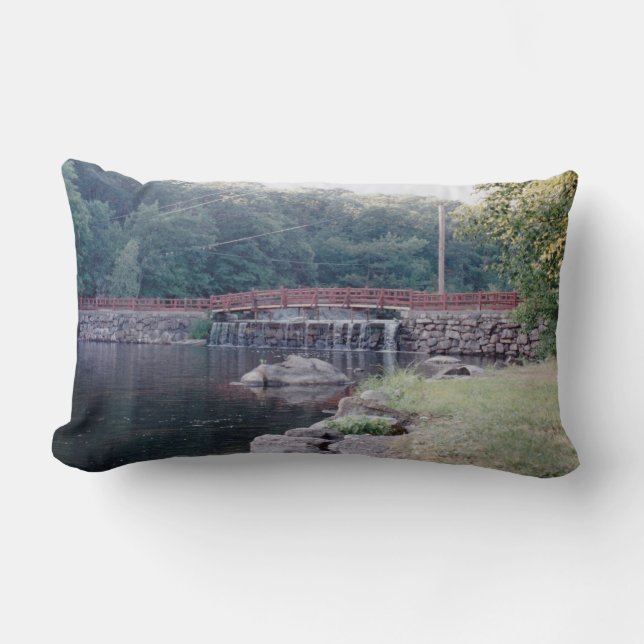 Waterfall Bridge Lendenkissen (Vorderseite)