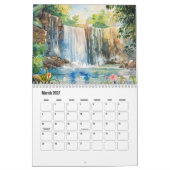 Waterfall Calendar  Kalender (Mär 2027)
