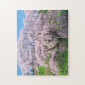waterfall cherry blossom tree puzzle (Vertikal)