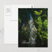 WATERFALL DANKE POSTKARTE (Vorne/Hinten)