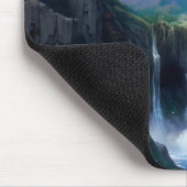 Waterfall Fantasy World Mousepad (Ecke)