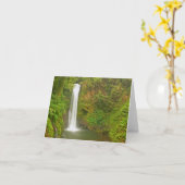 "WATERFALL" (FOTOGRAFIE) KARTE (Gelbe Blume)
