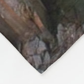 WATERFALL IM SUNSET Fleece Blanka (Ecke)