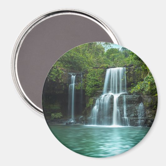 Waterfall Klong Chao | Koh Kood Insel Magnet (Vorderseite/Rückseite)