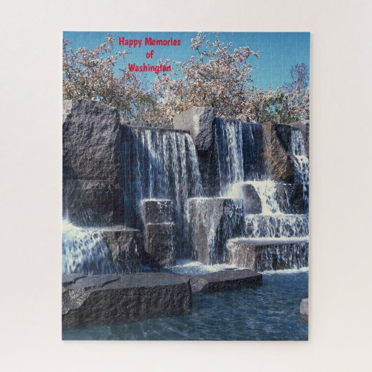 Waterfall Memorial Washington DC. Puzzle (Vertikal)