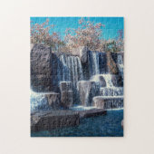 Waterfall Memorial Washington. Puzzle (Vertikal)