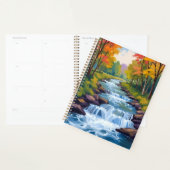 Waterfall Nature Landscape Painting Planer (Anzeige)